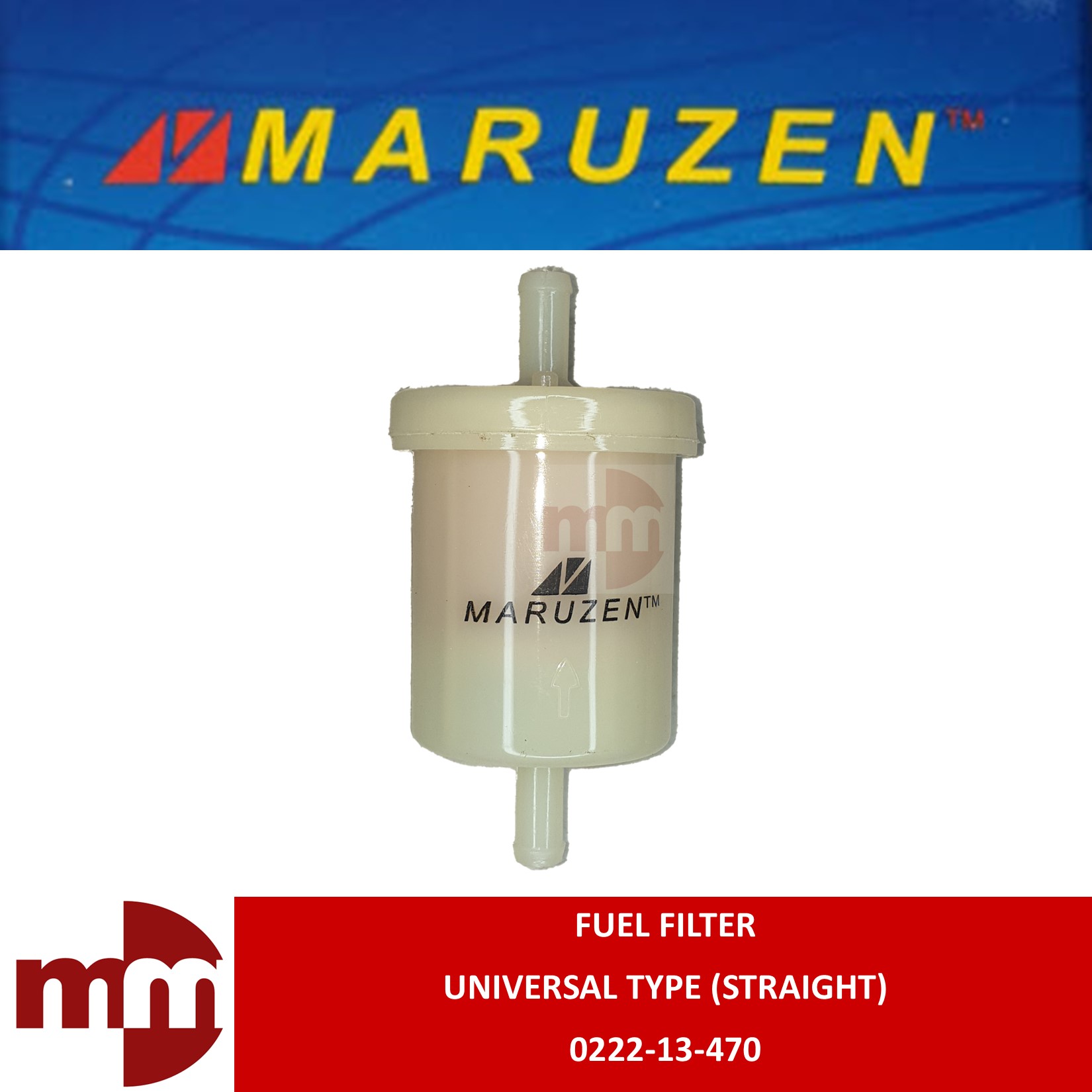 MARUZEN Fuel Filter UNIVERSAL TYPE STRAIGHT 022213470 Lazada PH