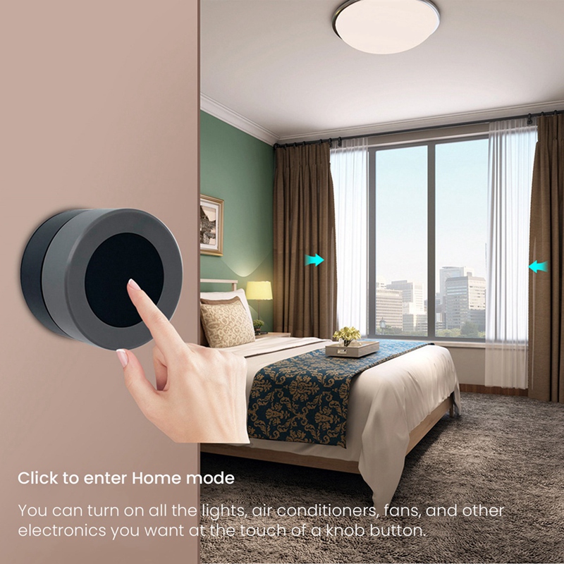 Tuya ZigBee Smart Knob Switch Wireless Scene Switch Button Controller Battery Powered Automation Scenario Smart Life App