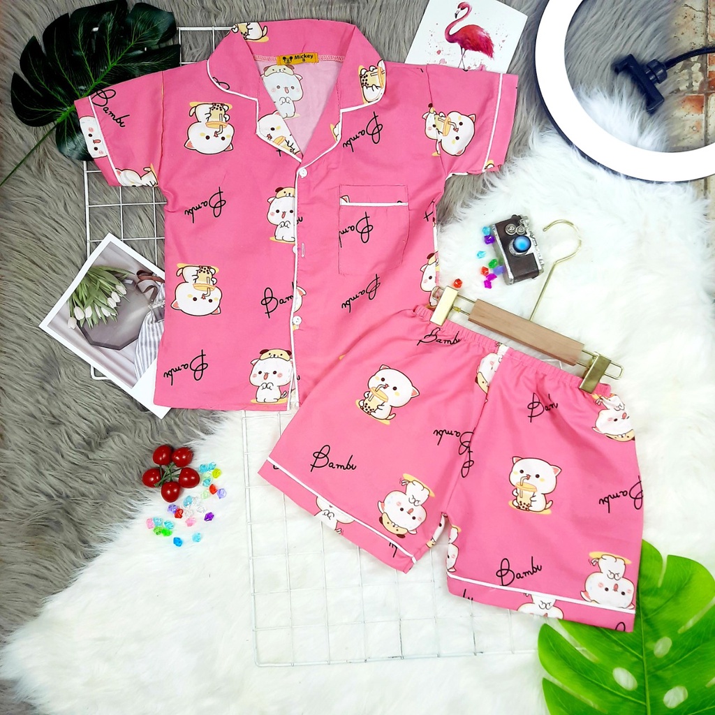 bộ pijama cho bé gái 20-40kg