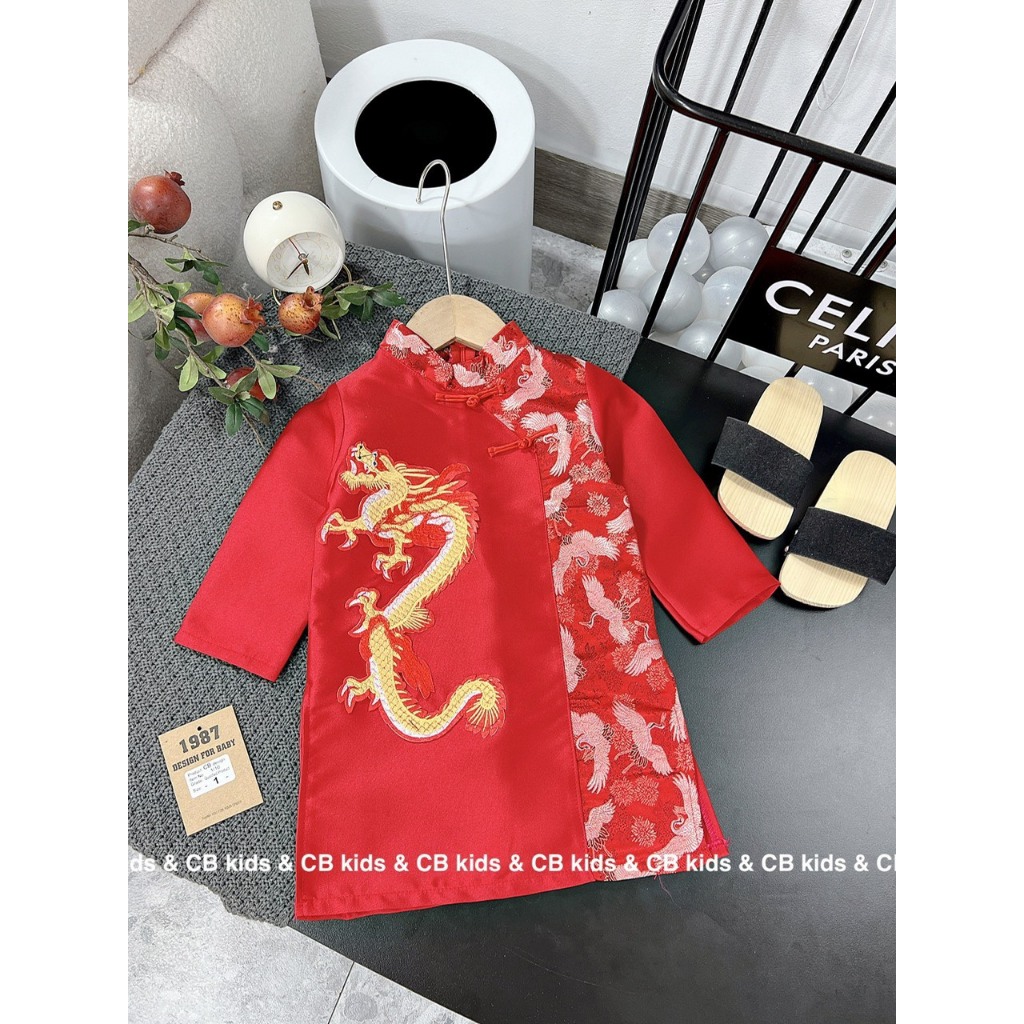 8-28KG ÁO DÀI BÉ TRAI MẶC LỄ TẾT BẢNH BAO(ADNR)