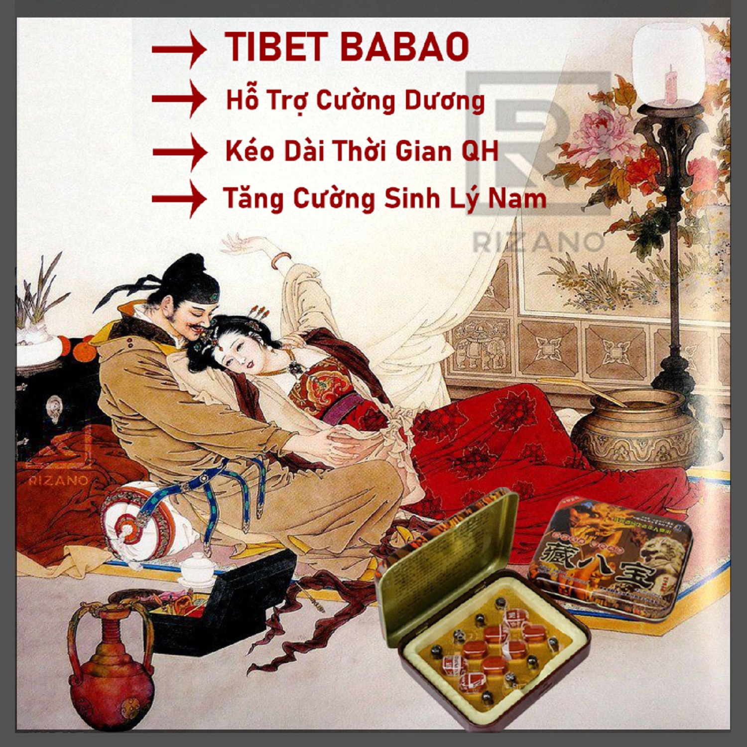Combo x3viên tibet babaocao cấp tăng cường sinh lý nam mạnh mẽ - ảnh sản phẩm 5