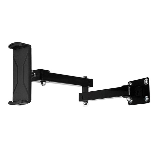 Wall Mount Tablet Stand Long Arm Stretchable Cell Phone Wall Holder Adjustable Metal Wall iPad Stand for iPhone iPad 4-13 inches