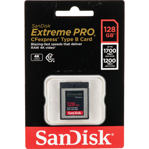 カメラ SanDiskExtremePRO 128GB CFexpress Type B