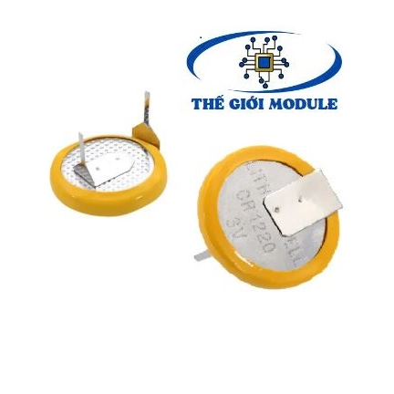[Có sẵn] [Combo 5 viên] Pin CR1220 chân hàn - thegioimodule