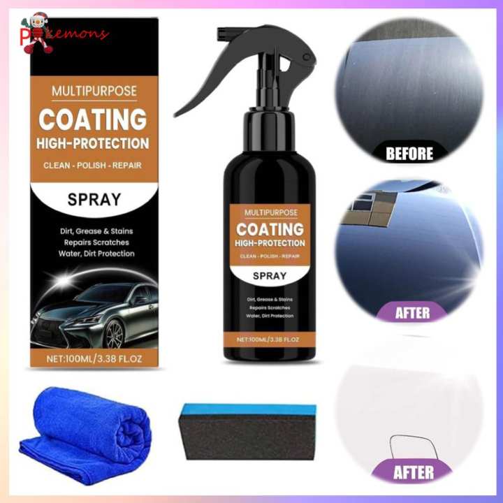 Phun phủ xe ô tô bảo vệ cao 3 trong 1 để tăng cường độ sửa chữa vết xước và độ bóng trong lớp hoàn thiện rõ ràng cho tất cả các loại xe