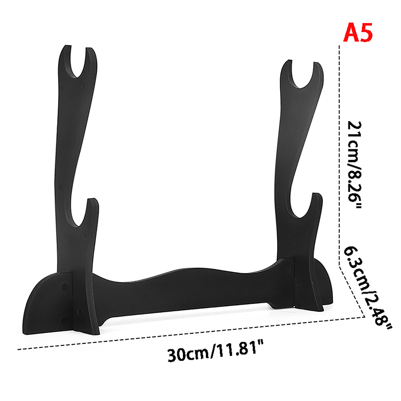 FOXSMZZ Porta spada in velluto giapponese imbottito Katana Stand Samurai Display Rack Support All Tanto Spade (Tai Chi-2