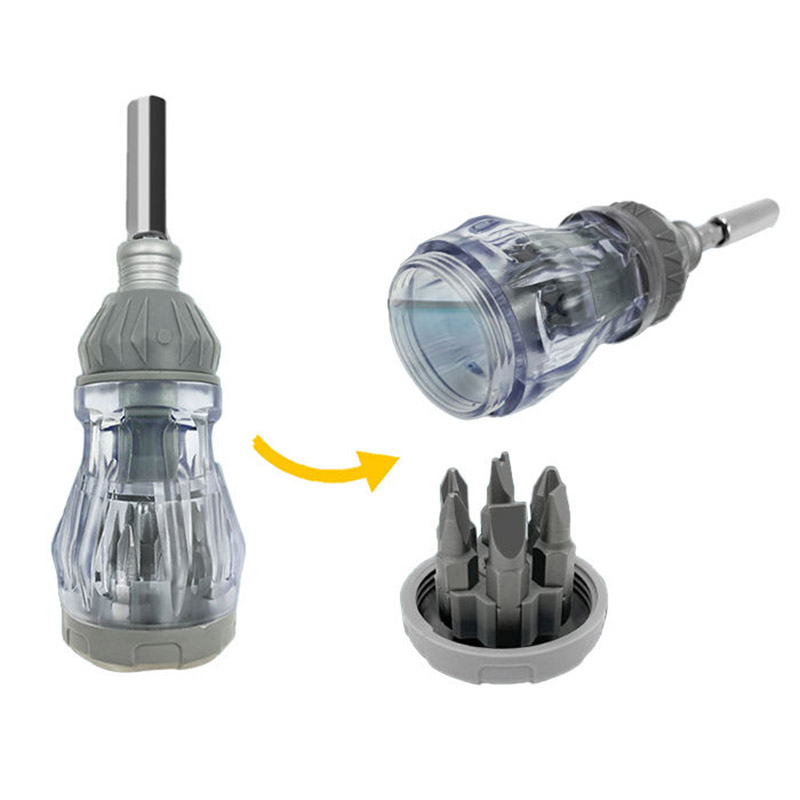 Universal multi-angle rotating ratchet screwdriver household multi-functional ratchet screwdriver set