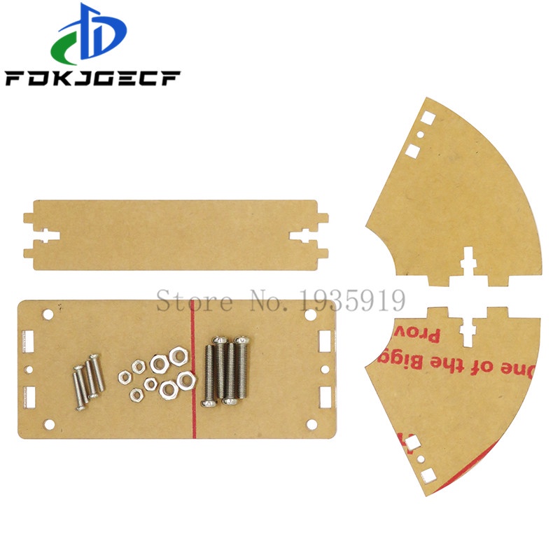 Transparent acrylic shell for lcd1602 lcd screen with screw/nut lcd1602 shell case holder