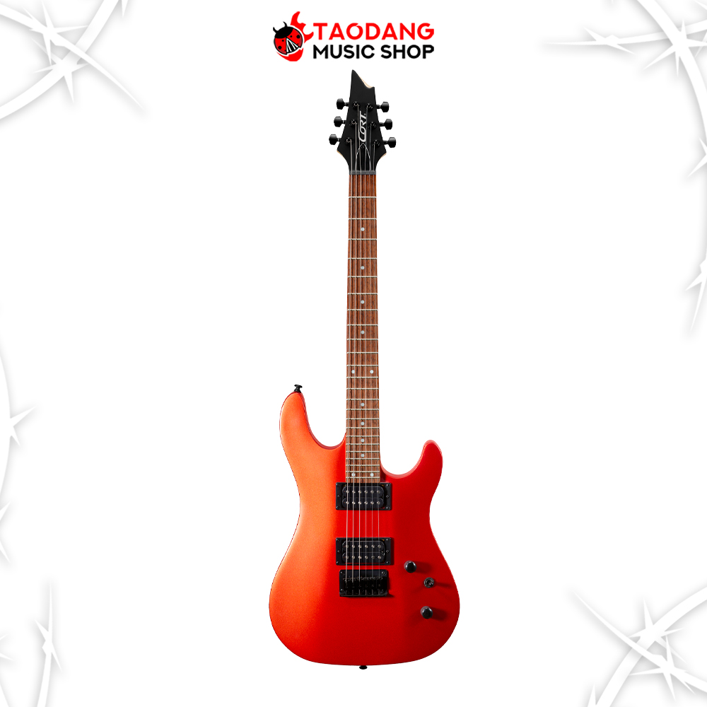 Cort KX100 E-Gitarre – Serie KX, Farbe Iron Oxide, Rechtshänder, Hochwertige Ausführung