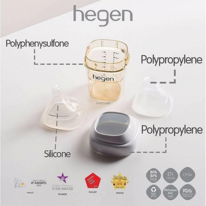 Bình sữa Hegen 60ml/150ml/ 240ml/ 330ml PPSU - chính hãng KidsPlaza