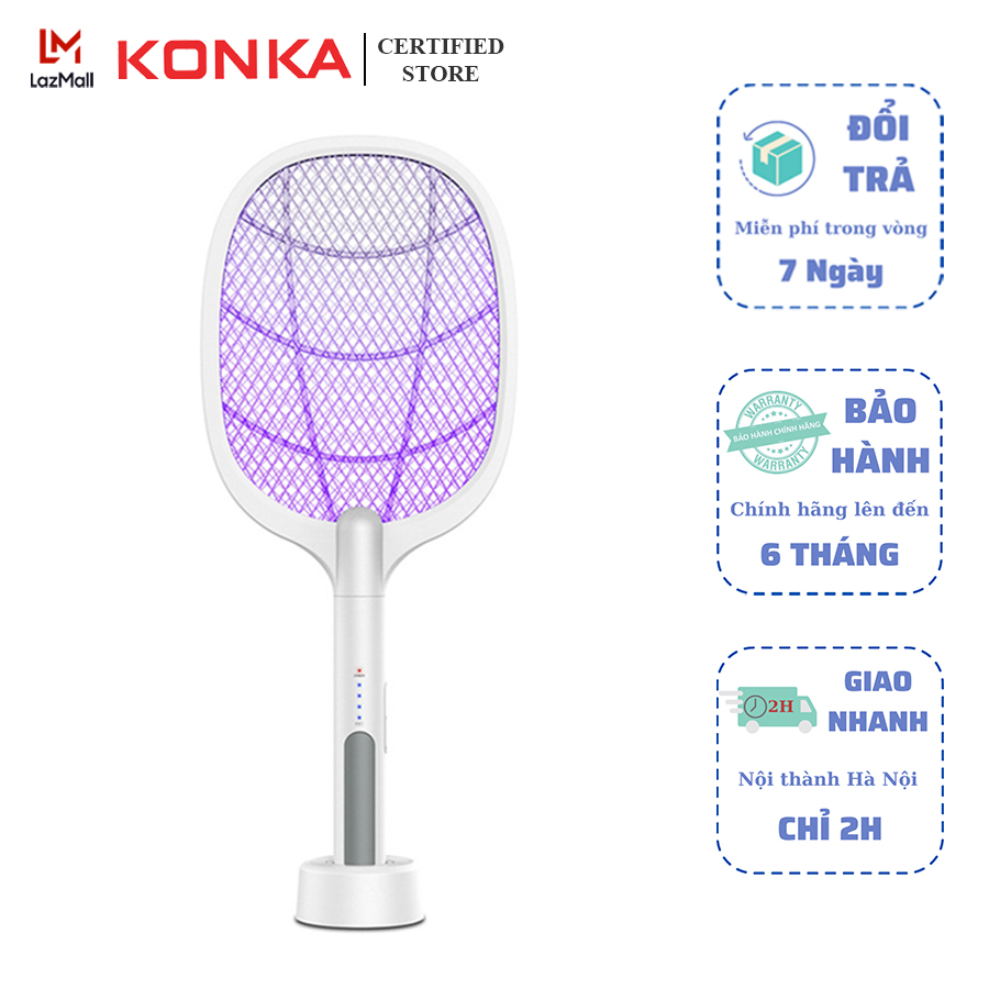 Vợt muỗi thông minh kiêm đèn bắt muỗi vừa dùng vừa sạc USB nhỏ gọn, tiện lợi dành cho mọi gia đình
