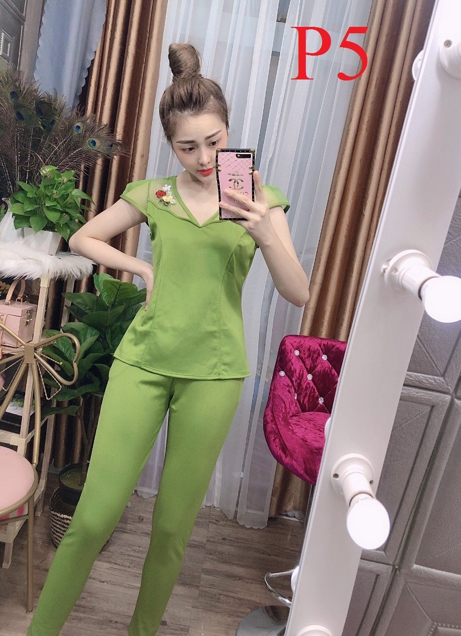 ĐỒ BỘ NỮ THUN CÁT HÀN MẶC NHÀ SIZE 40-70KG