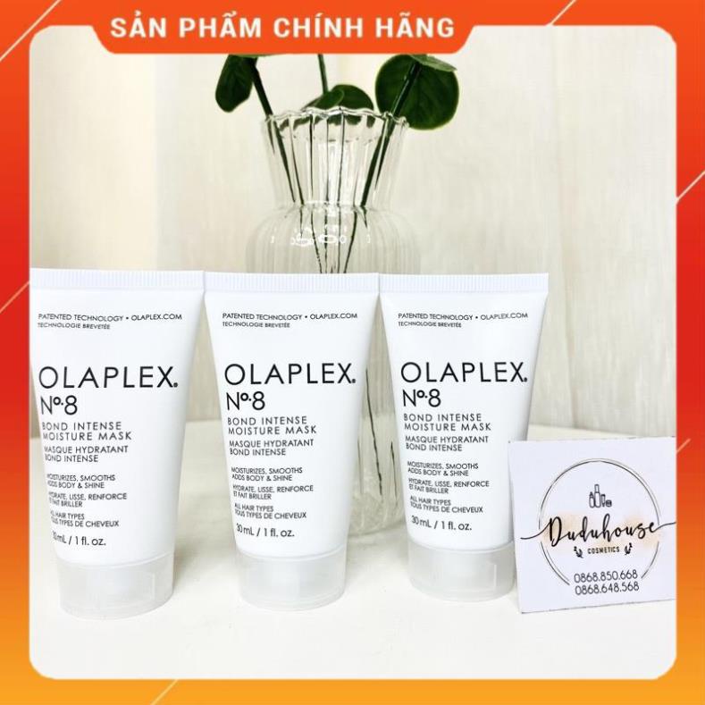 Mặt nạ tóc chuyên sâu Olaplex No8, phục hồi liên kết tóc mini 30ml