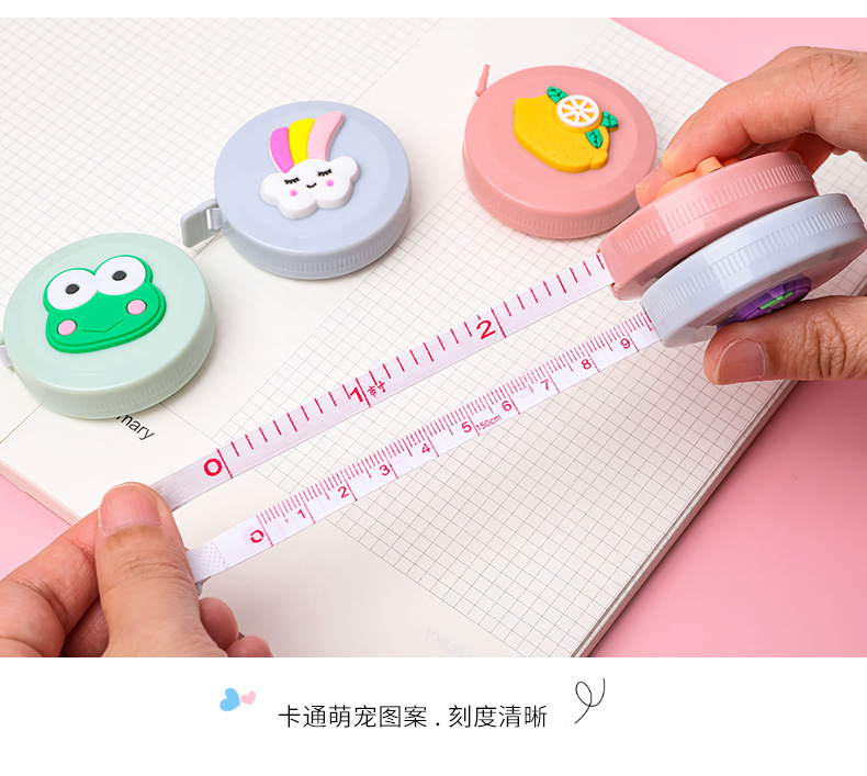 Thước dây, thước cuộn dây hình dáng dễ thương, kute