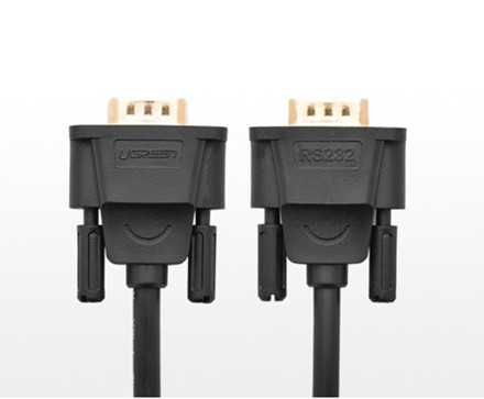 Cáp cổng Com Rs232 9 chân dương sang Com 9 chân âm (9M/9F) dài 2m Ugreen 20146