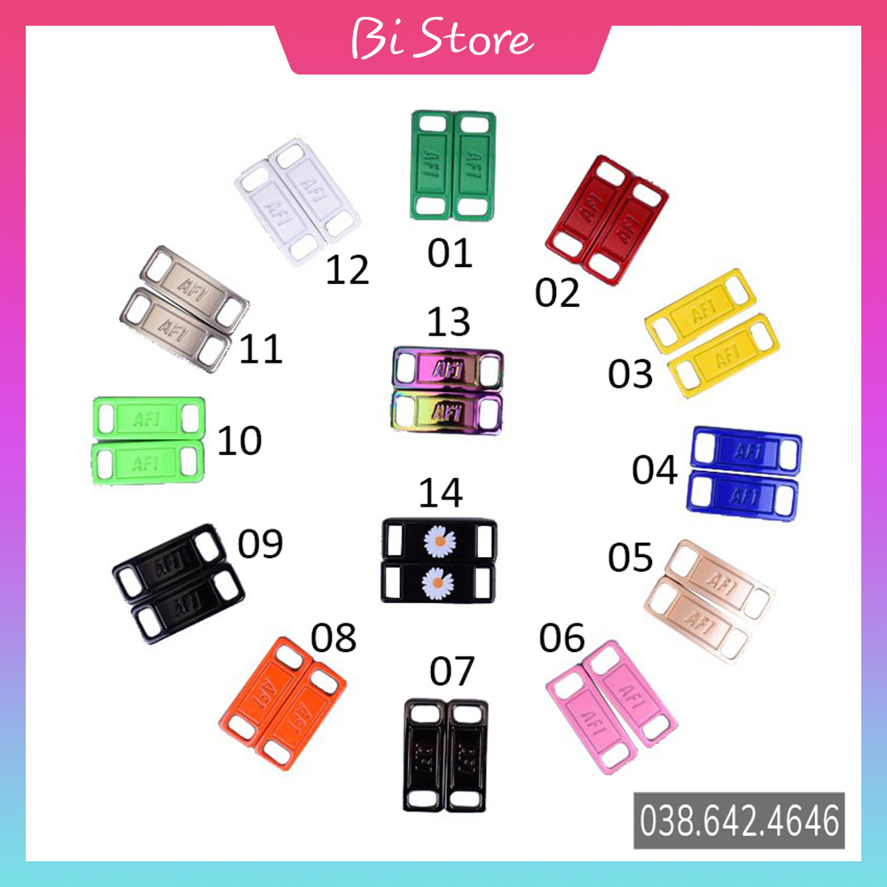 Lacetags - phụ kiện giày nike air force 1 , jordan , converse, vans, adidas,...