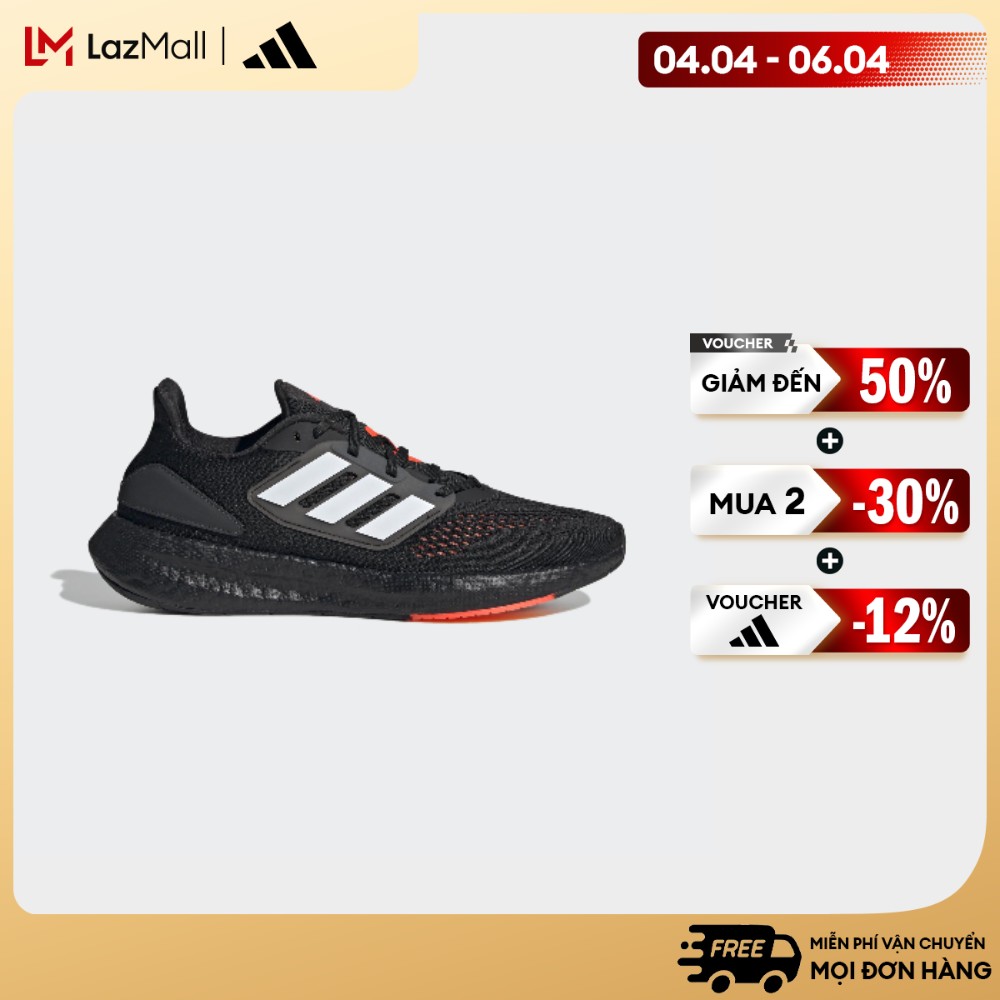 adidas Chạy Giày Pureboost 22 Nam Đen HQ1455