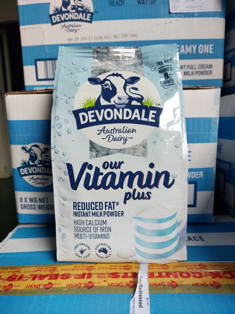 Sữa bột DEVONDALE Giảm Béo Bổ Sung VITAMIN PLUS 1kg - Sữa bột Uc