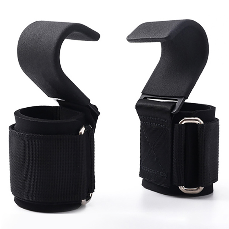 Fitness squat weightlifting pull-up wrist hook horizontal bar sports equipment to reduce strength training without hand assistance hook. 