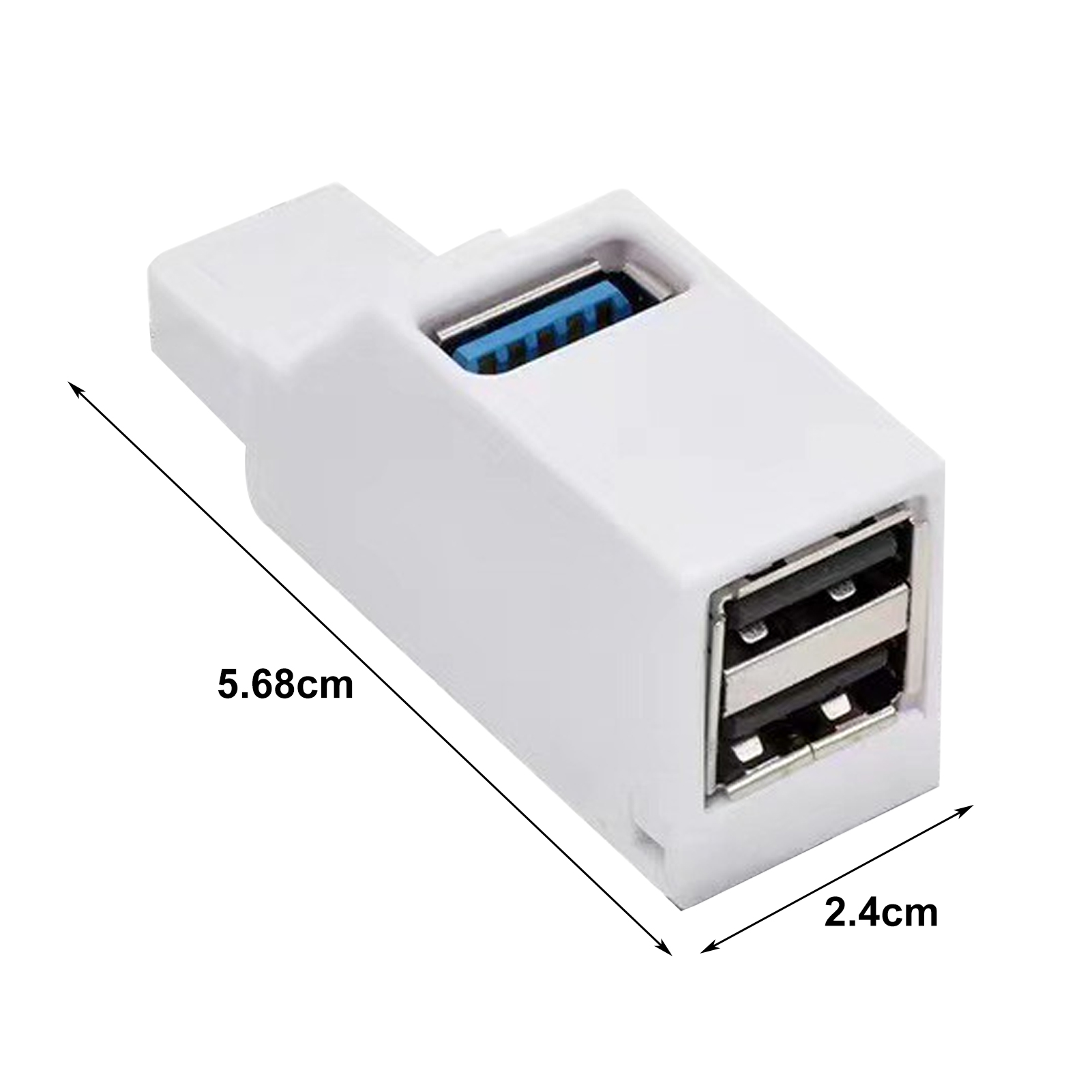 High Speed Usb 3.0 Hub Portable Usb 3.0 Hub High-speed Data Transfer Wireless Expander Plug Play Ideal Laptop Accessory