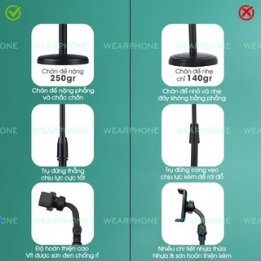 Giá Đỡ Điện Thoại Để Bàn Dùng Cho Livestream, Xem Phim, Chụp Ảnh Chống Rung, Học Online, Quay Tiktok ... HUNGZADUNG_HUTABI