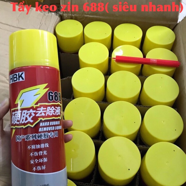 Nước tẩy keo OCA màn Amoled HBK - 688 siêu mạnh ( Dạng bình xịt )