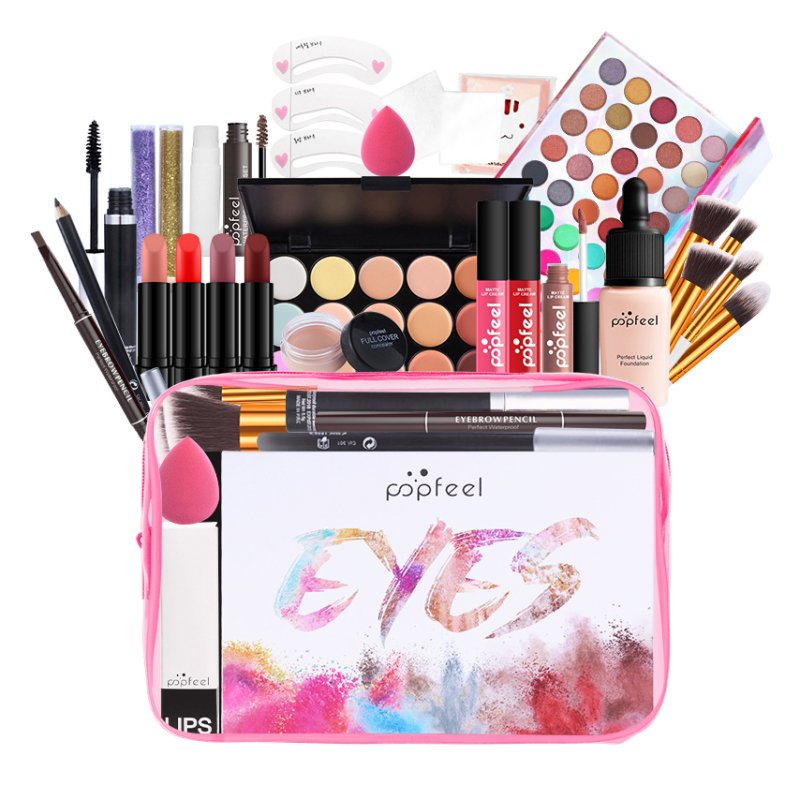 POPFEEL%208-56Pcs%20Makeup%20Set%20Full%20Professional%20Makeup%20Kit%20Eyeshadow%20Blush%20Foundation%20Face%20Powder%20Makeup%20Case%20Korean%20Cosmetic%20-%20Image%205