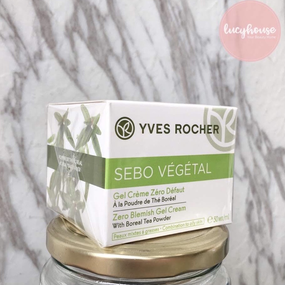 Kem dạng gel Zero Defaut - Sebo Vegetal Yves Rocher