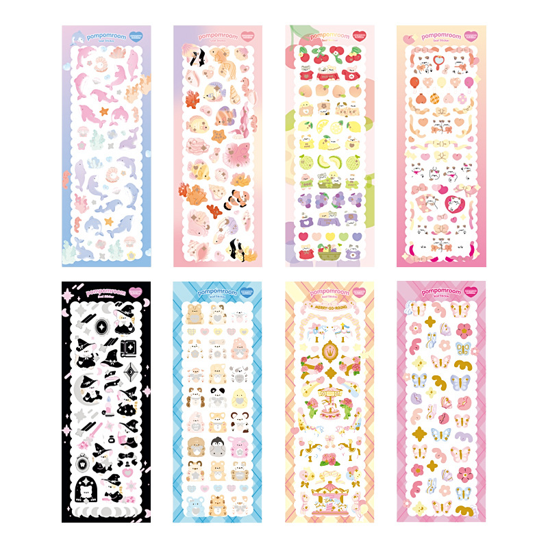 Sticker Cute decor Toploader Pompomroom - Be Tiny Stationery