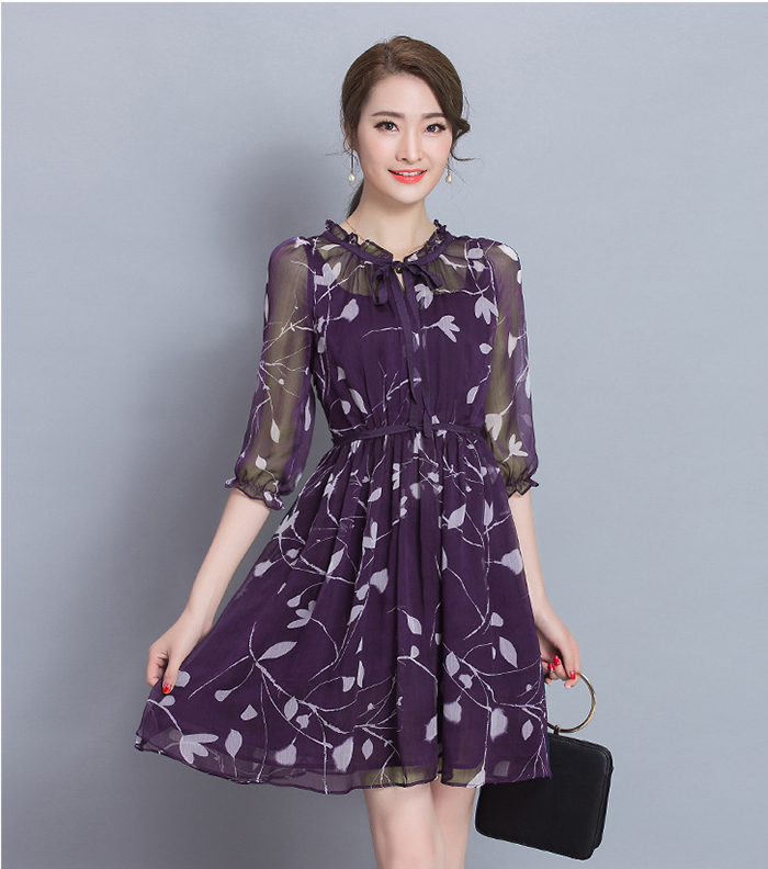 ĐẦM XÒE HOA BALAN CAO CẤP BEYEU1688 -  BY3193(XANHĐEN)