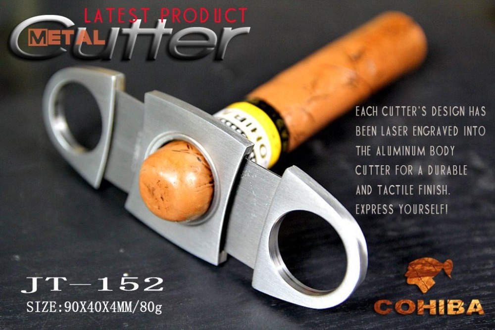 【Booming】 Cohiba Cutter Ultra-Thin Stainless Steel Pocket Zigarre Cuban ...