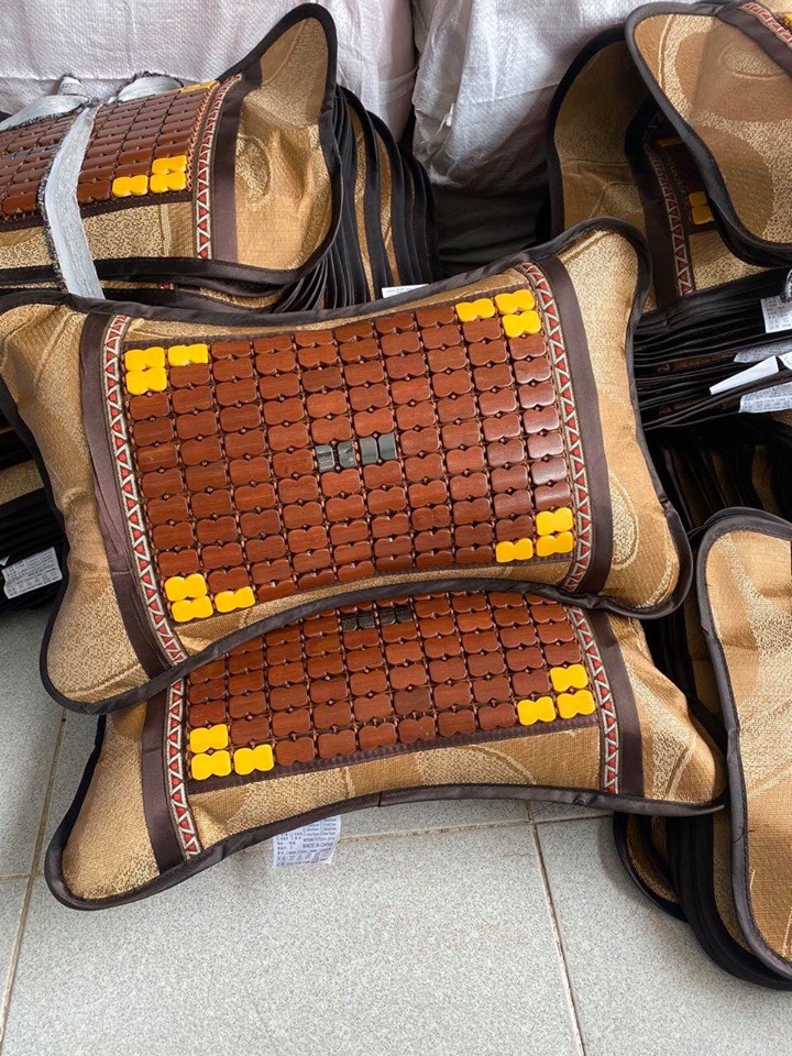 Combo of 2 High-Quality Bamboo and Rattan Pillows