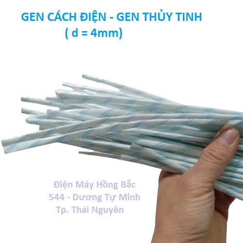 Gen cách điện sợi thủy tinh - 20 mét gen phi 4mm