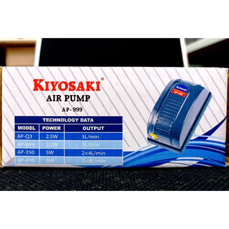 Airpump aerator udara KIYOSAKI AP 999 Pompa udara oksigen lubang satu