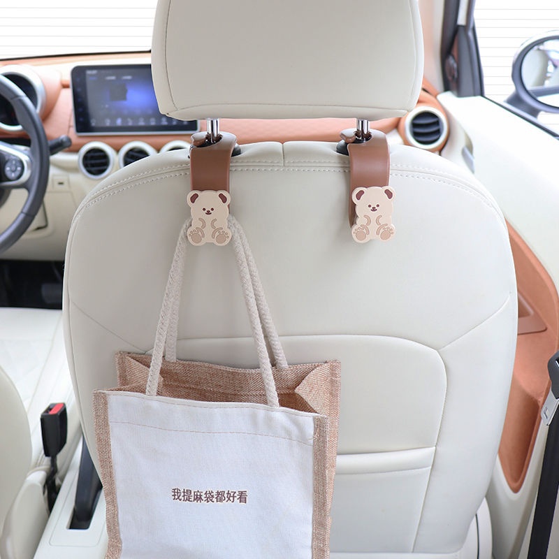 Car hook Seat back small hook cute cartoon rear multi-function rear seat hook