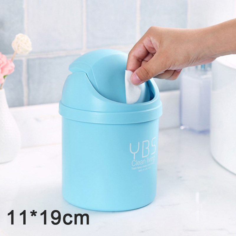 Maoyuanxing Desktop Mini Waste Bin Small Trash Can Household With Bins Desk Storage