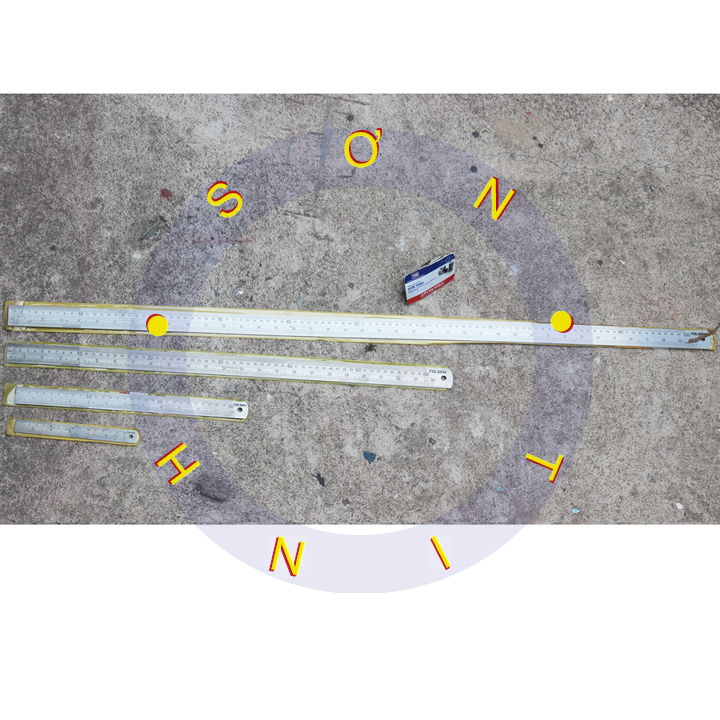 Thước đo lá tolsen 15 cm 30cm 60cm 1 mét 35024 35026 35028 35030 hợp kim thép cao cấp thước kẻ, thước sắt