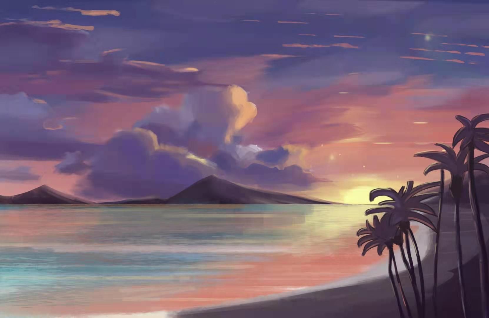 RUOPOTY 20x20cm With Ready Frame Painting By Number Cartoon Scenery