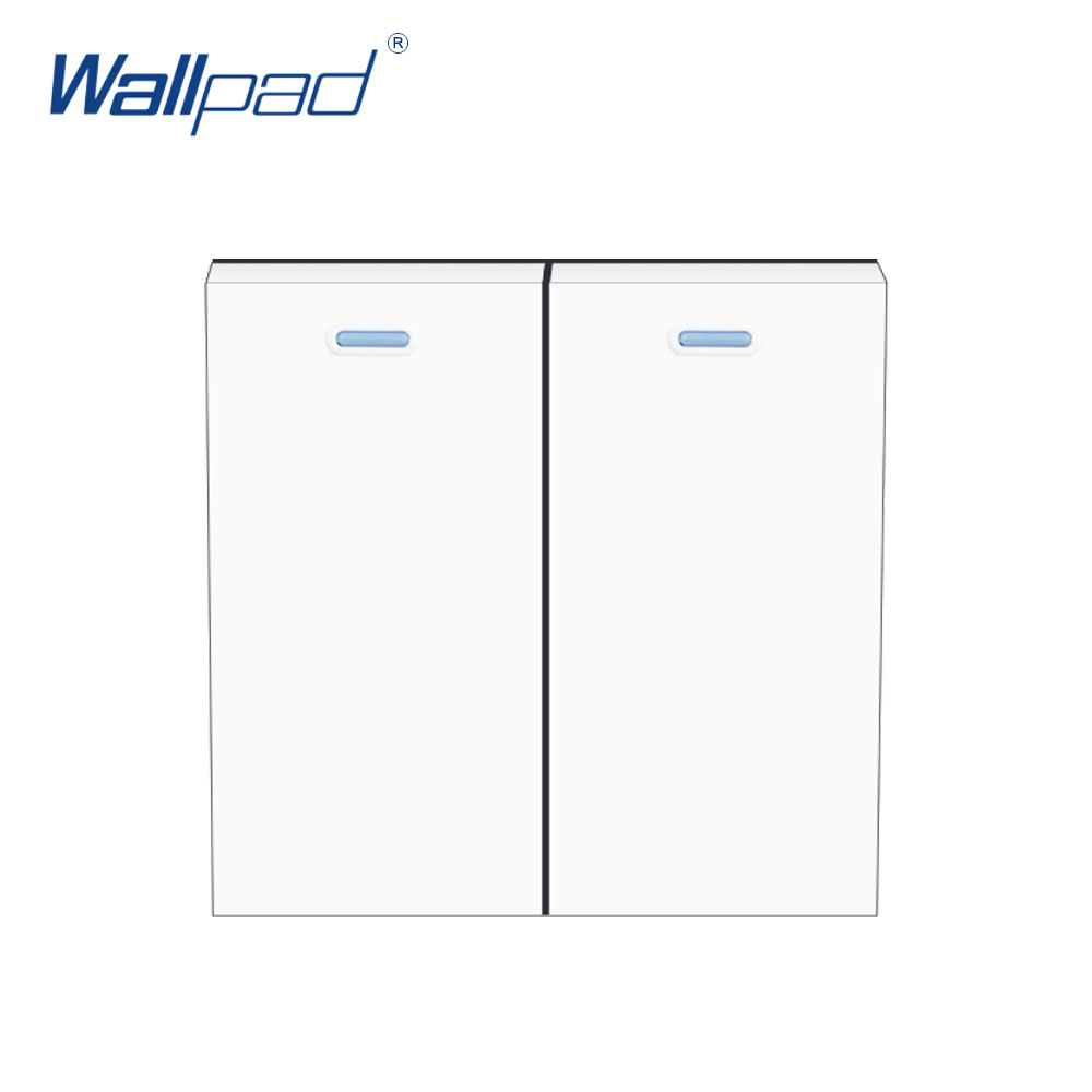 【TrendGlobe】Wallpad 2 Gang 3 Way Intermediate Button Switch For Module ...