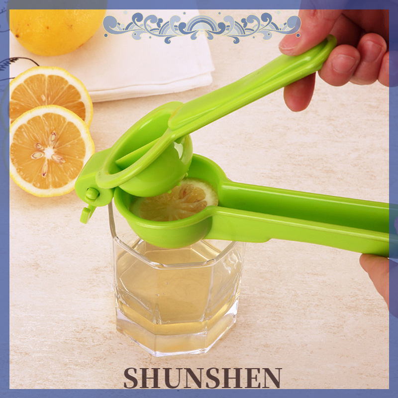 [SHUNSHEN] 1Pc Plastic Lemon Clip Kitchen Thickening Manual Fruit Juicer Mini Squeezer