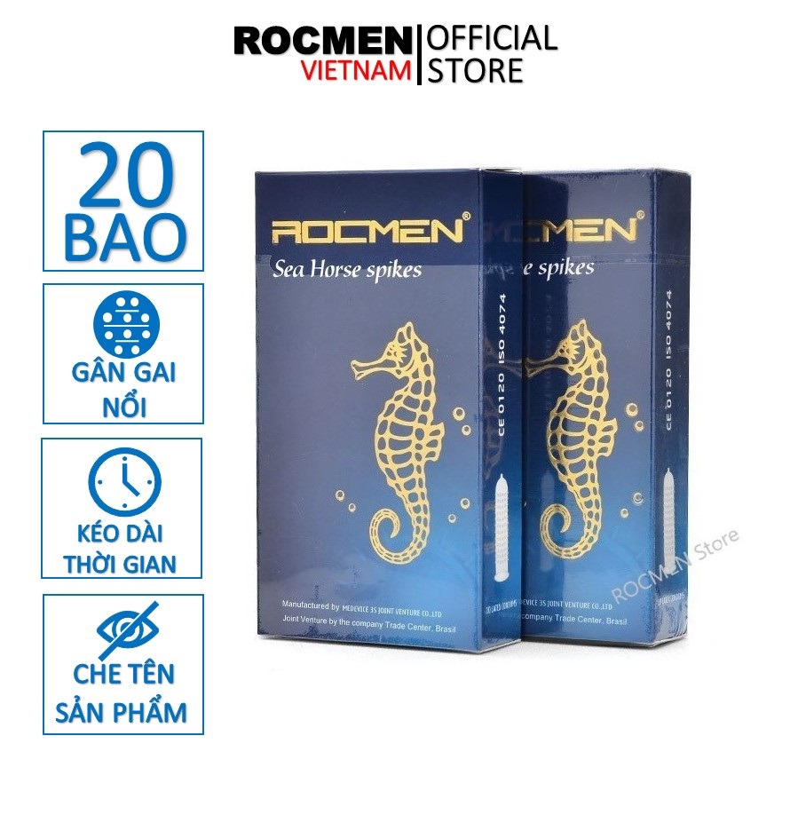 ( HCM ) FREESHIP Combo 2 hộp Bao cao su ROCMEN (20 chiếc)