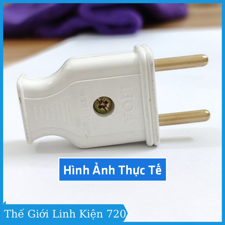 Phích cắm điện 2 chấu  LIOA 250V/10A