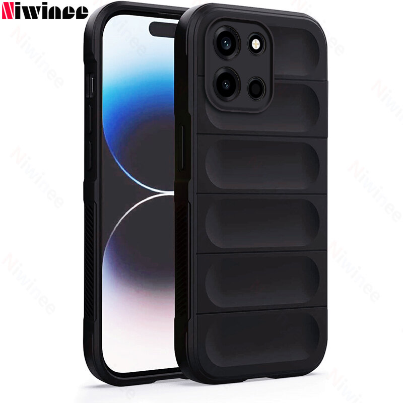 xprmy for OnePlus Nord 6 Phone Case Luxury Anti Fall Casing Silicone Shockproof Anti-fingerprint Back Cover.