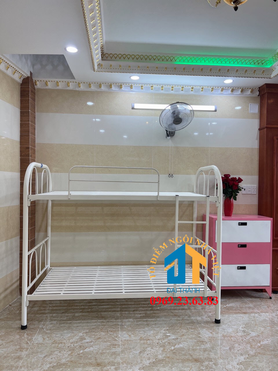 Giường sắt hai tầng nhiều kích thước ĐẠI THÀNH