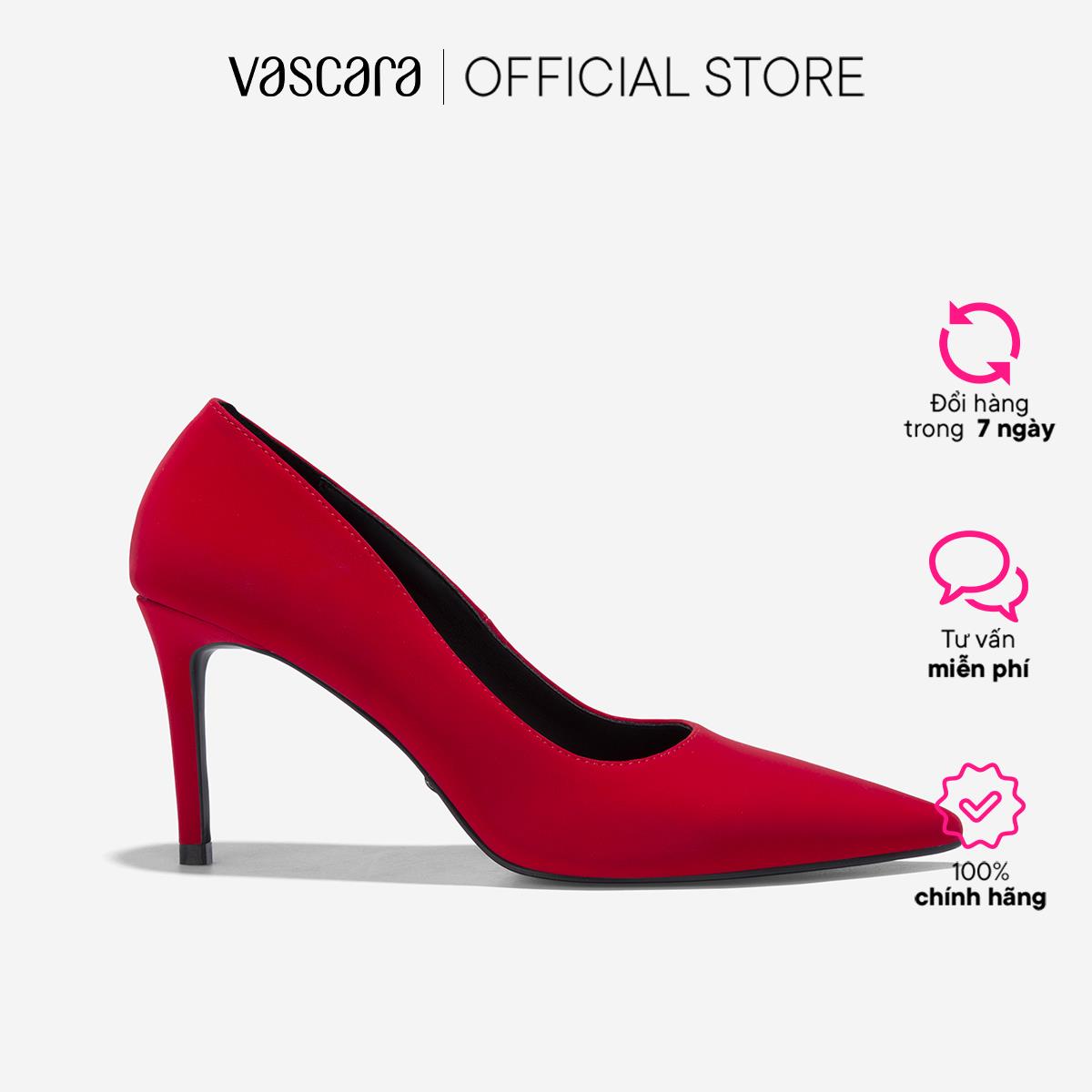 Vascara giày bít mũi nhọn stiletto heel - bmn 0647