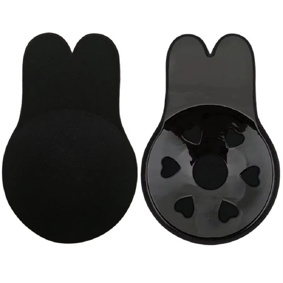 Sticky Bra Rabbit 【Stylish】 Push Up Bras Adhesive Strapless Invisible Bra Reusable Sticky ...