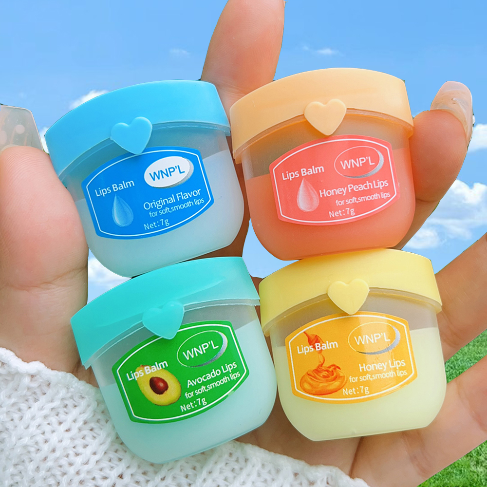 Moisturizing Lip Balm Set 4-8pcs All-natural Lip Mask for Dry Lips Refreshing Anti-Cracked Lip Gloss Treatment Vaseline Makeup.