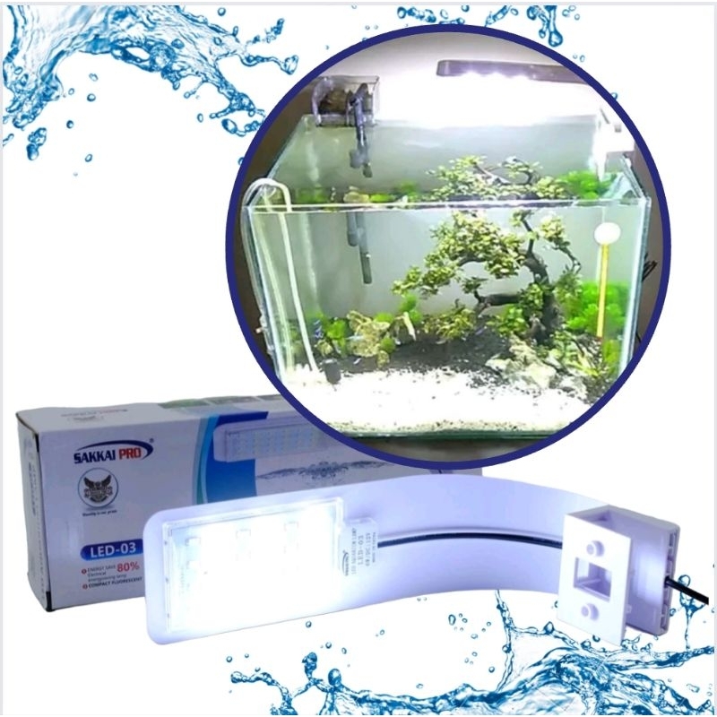 Lampu aquarium aquascape LED SAKKAI PRO 03
