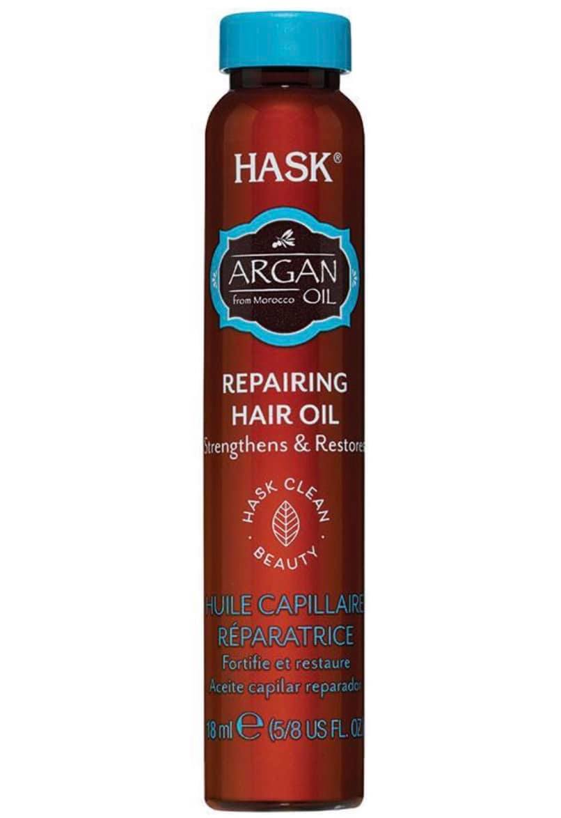 Dầu Argan Phục Hồi Tóc Hask Argan Oil Repairing Shine Oil 18ml