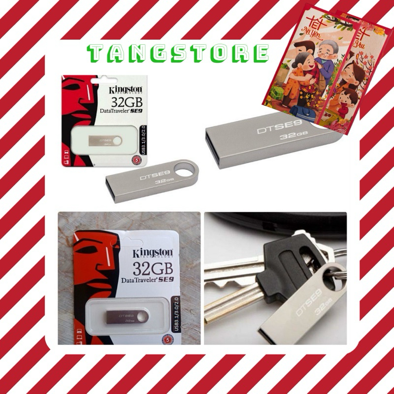 USB KINGSTON Data Traveler SE9 chống nước USB 3.1/3.0/2.0 USB3.1